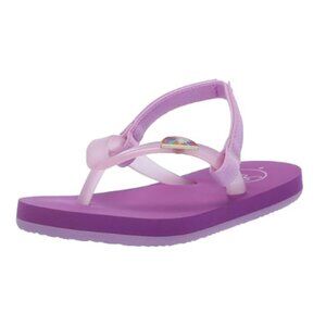 REEF Toddler/Little Girl Charming Flip Flop Back-strap Bech Pool Sandal Size 6